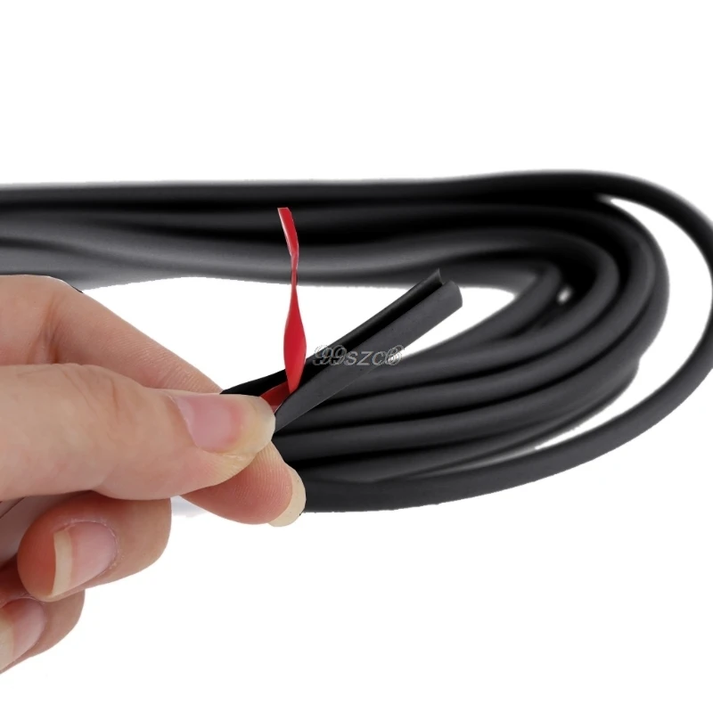 Новинка 5 м защита для края боковой двери автомобиля от столкновений резиновый