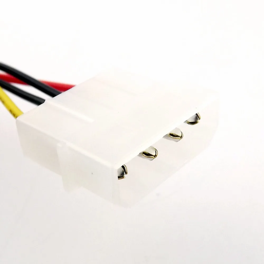 2 шт. IDE 4 контактный штекер Molex на флоппи привод адаптер питания Соединительный