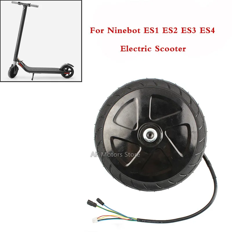 KickScooter черный скутер моторное колесо для Ninebot ES1 ES2 ES3 ES4 Электрический скутер