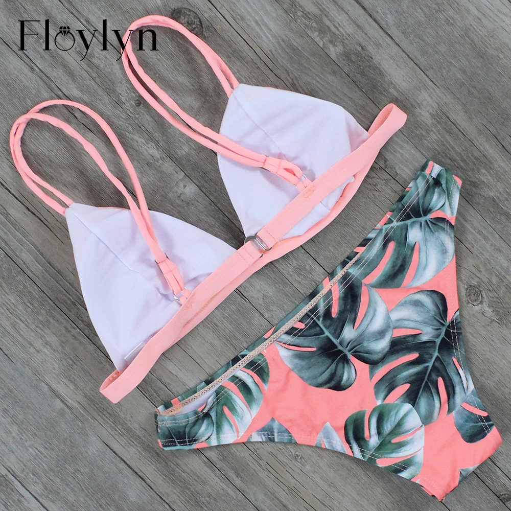Floylyn Women Bikini 2017 Women's Swimming Suit Sexy Push up Swimwear Brazilian Swimsuit Beach Bikinis Set | Женская одежда