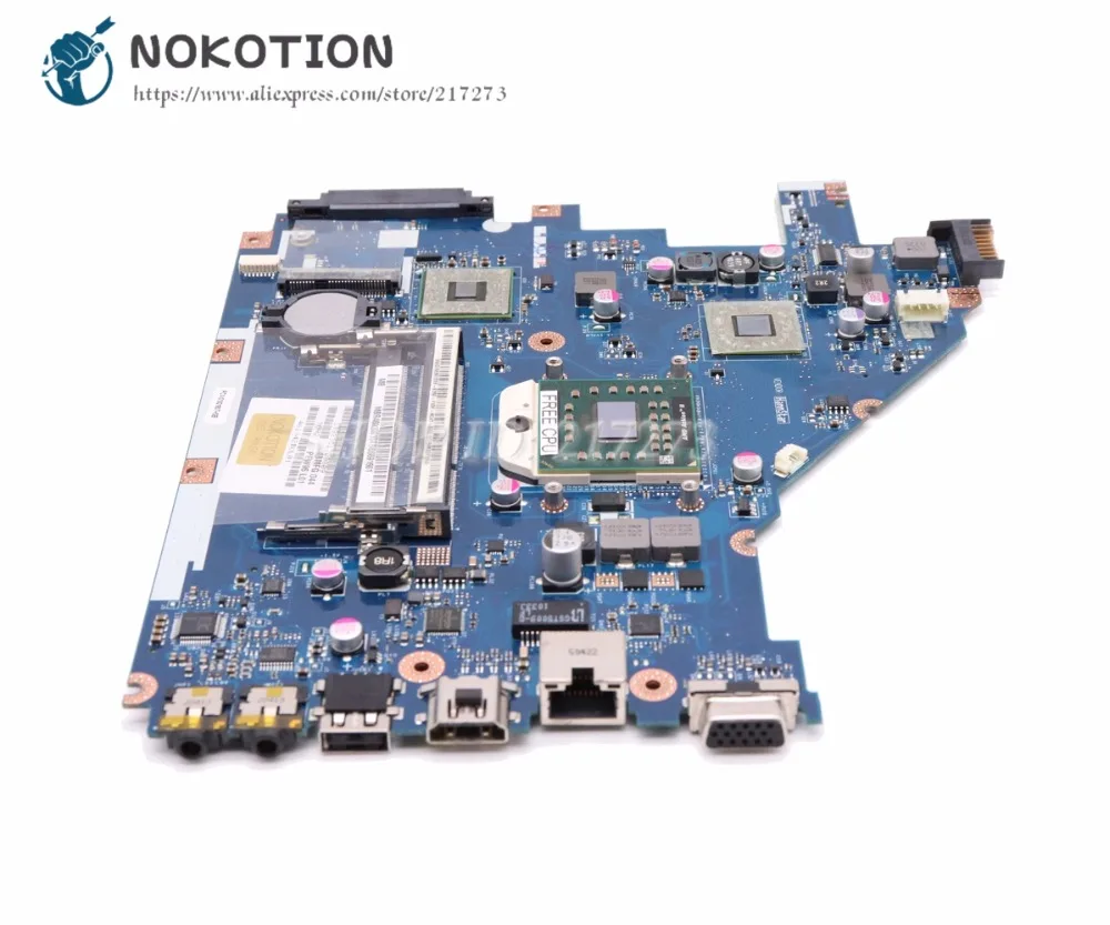 NOKOTION материнская плата для ноутбука acer aspire 5552G 5552 основная плата NV50A MBR4602001 PEW96 LA-6552P Бесплатный процессор
