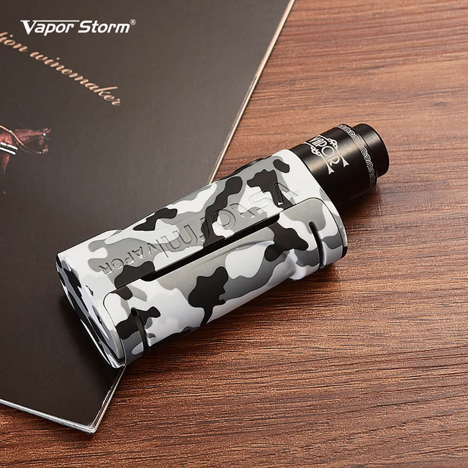 Электронная сигарета Vapor Storm kit ECO Bypass Mod Max 90 Вт 510 Lion RDA 24 мм DIY 3 этапа управления