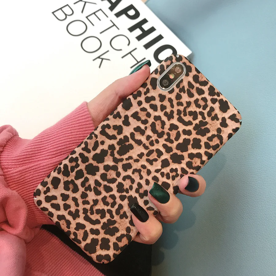 Stylish Leopard print Phone Case For iphone XS Max XR X 8 7 6S 6 plus Back Cover Luxury Cases |