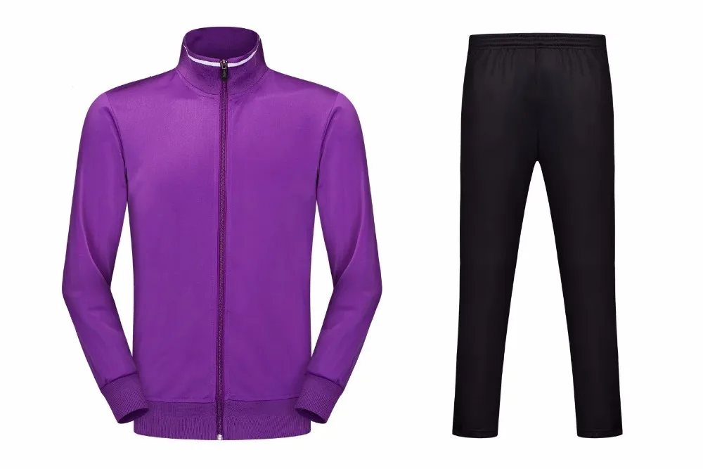 2018 детей до взрослых Длинные рукава Футбол Running Куртки и Штаны детский спортивный