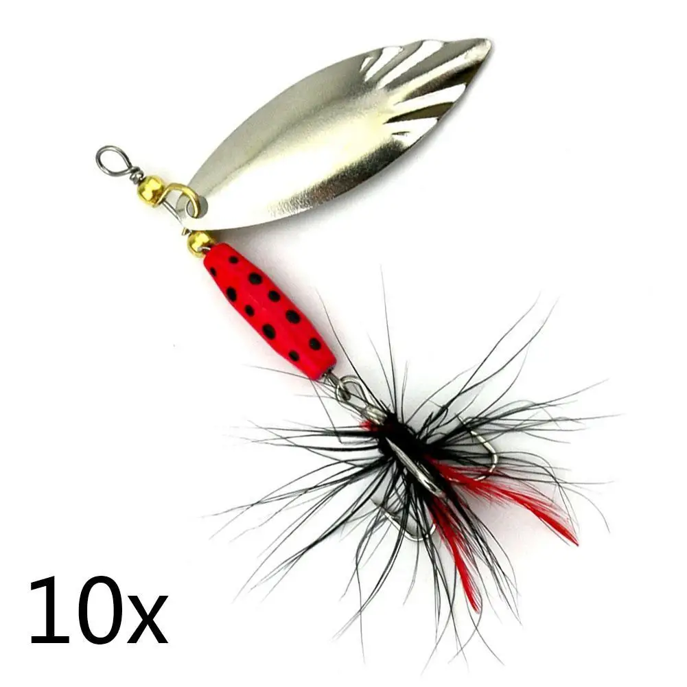 2017 рыболовная ложка металлическая приманка Серебряная/Золотая жесткая дешевая