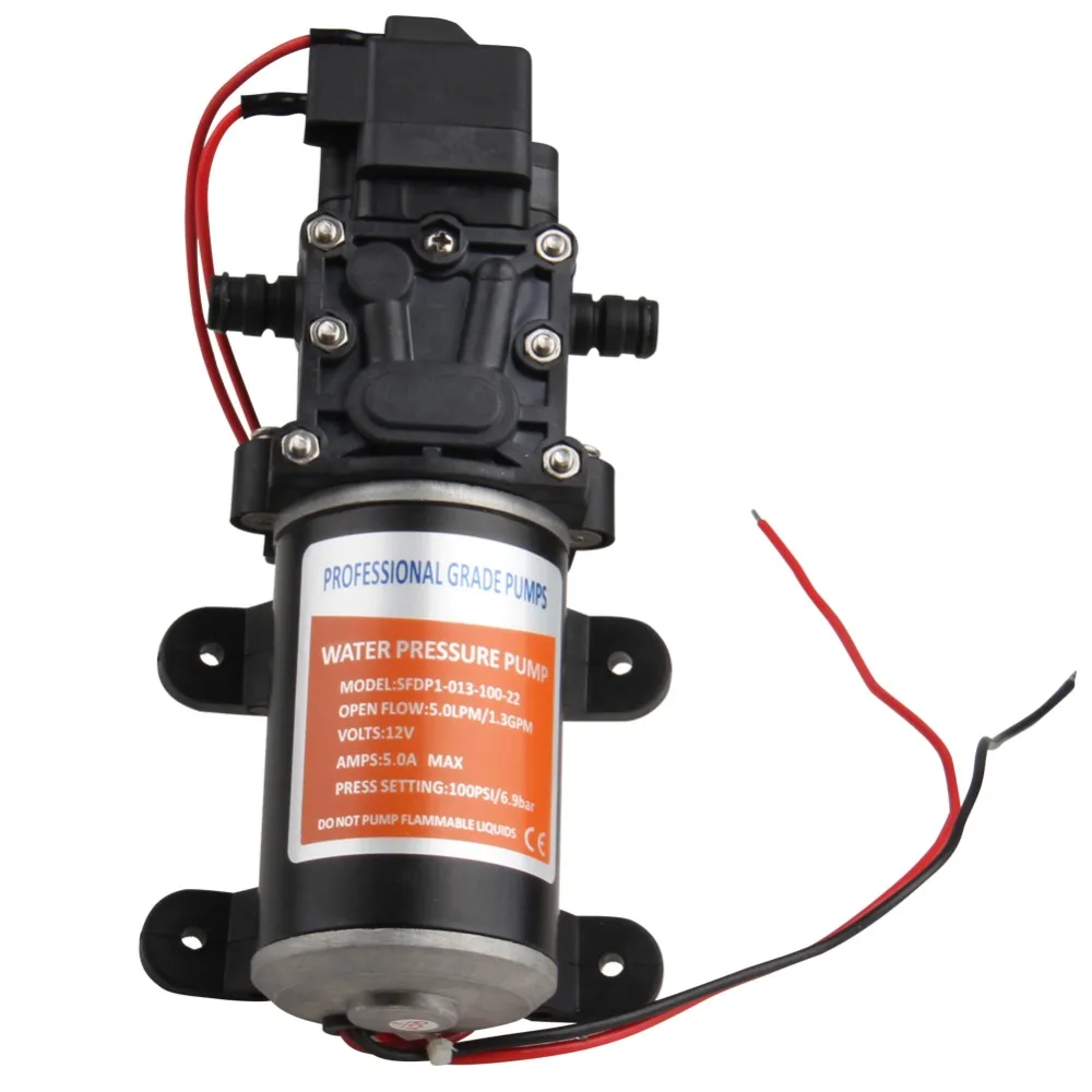 CARBOLE 12 V Seaflo 100 фунтов/кв. дюйм водяной насос на колесах Лодка Высокая Давление