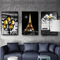 city night landscape home decor painting nordic simple canvas prints poster modern space art wall picture for living room