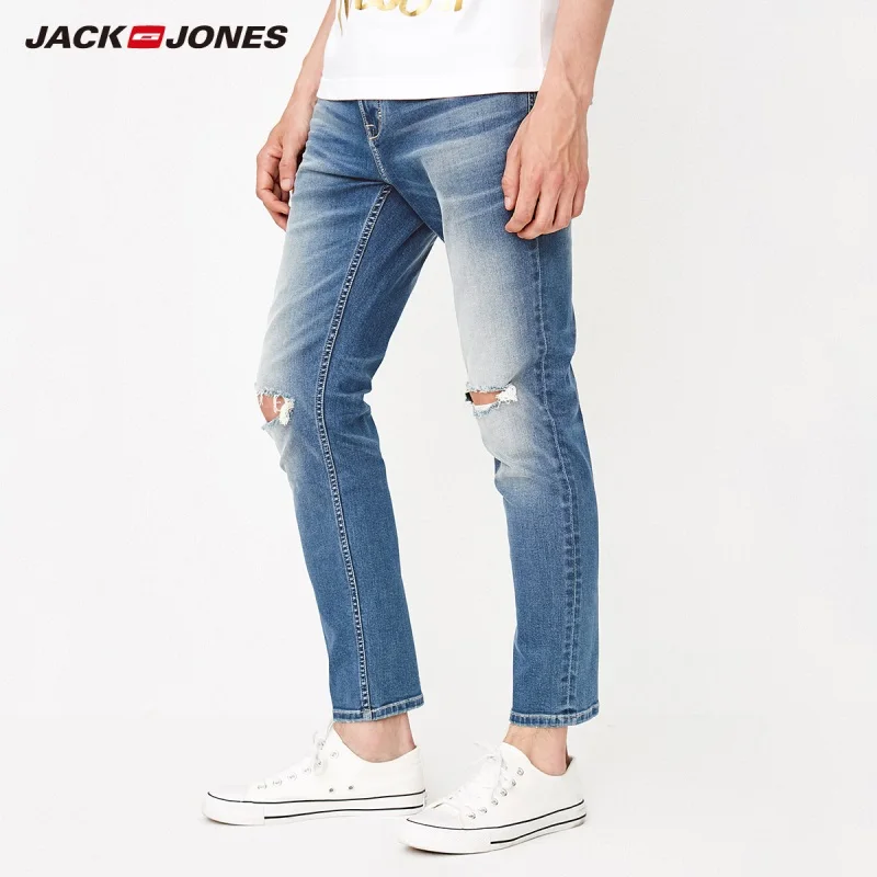 Мужские узкие джинсы JackJones мужские уличная одежда 218332573|Мужские джинсы| |
