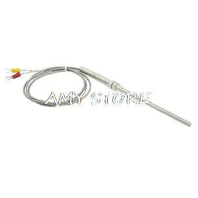 

K Type Temperature Grounded Thermocouple Probe Sensors 5mm x 100mm 1M