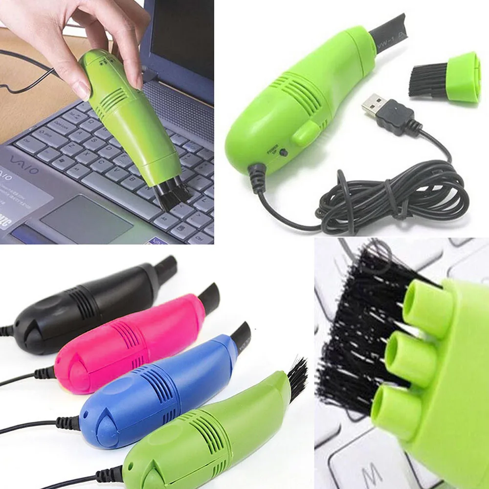 Мини пылесос для компьютера USB клавиатура щетка ноутбука набор очистки пыли