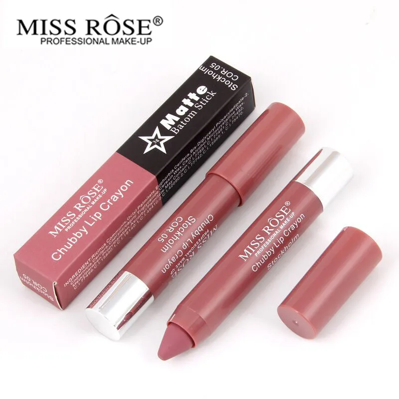 MISS ROSE nude batom матовая губная помада водостойкая стойкая матовый карандаш
