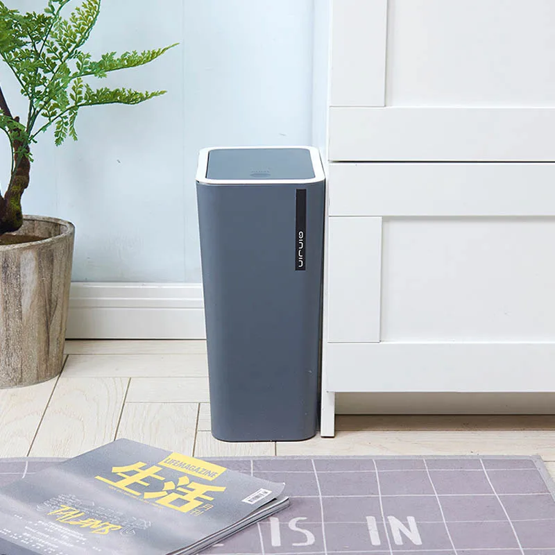 1 шт. креативный пресс мусорный бак для ванной кухни гостиной офиса мусорное