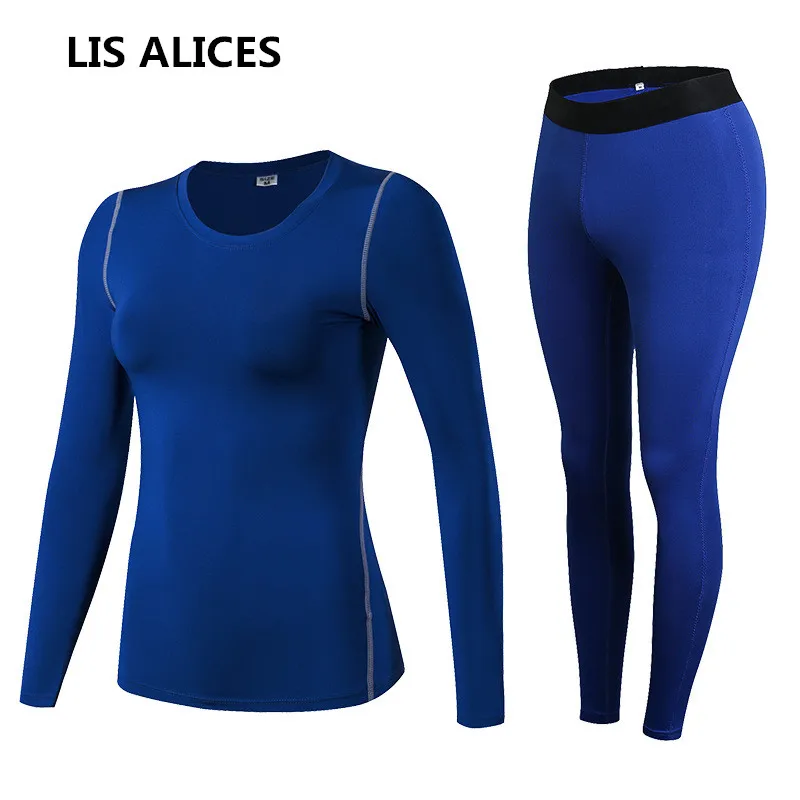 LIS ALICES Brand 2018 New Winter Autumn Thermal Underwear Women Elastic Breathable Female HI-Q Casual Warm Long Johns Set | Женская