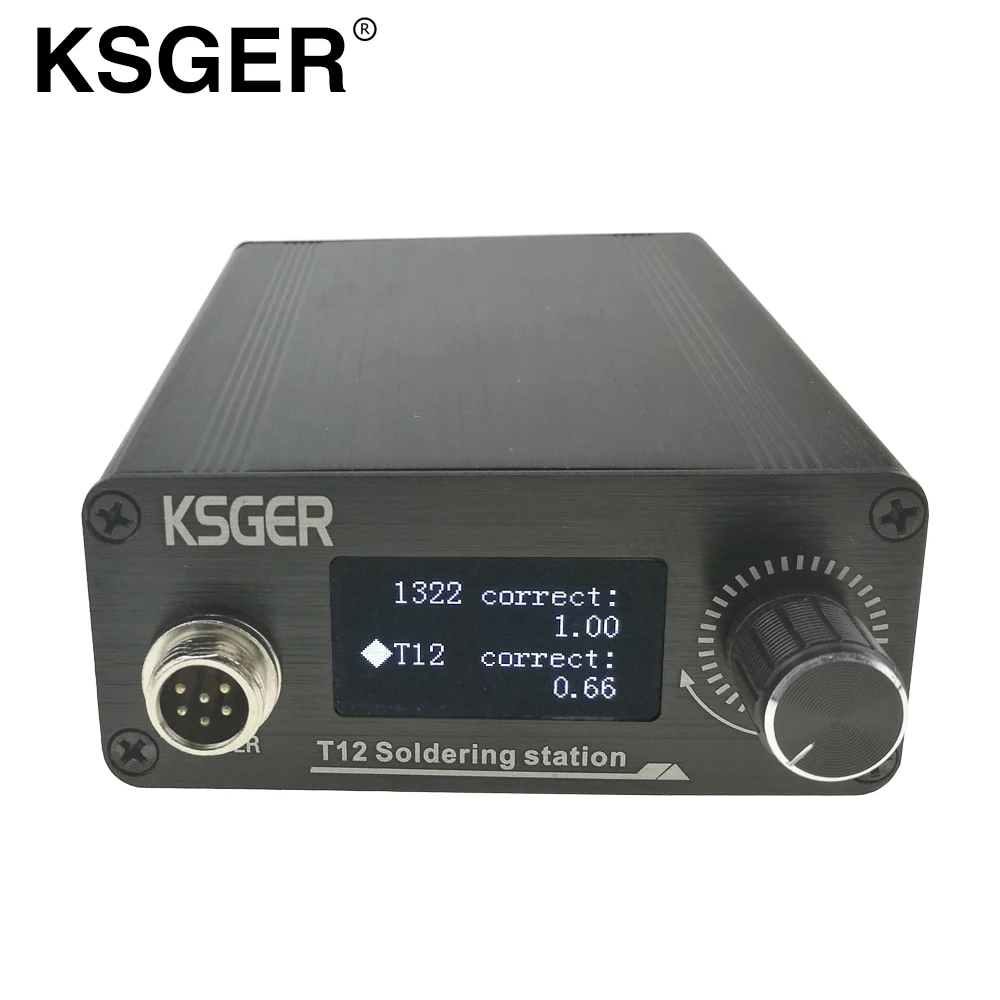 KSGER STM32 OLED 1,3 0,96 Размер T12 DIY паяльная станция с русским корейским английским китайским T12-B2 паяльником