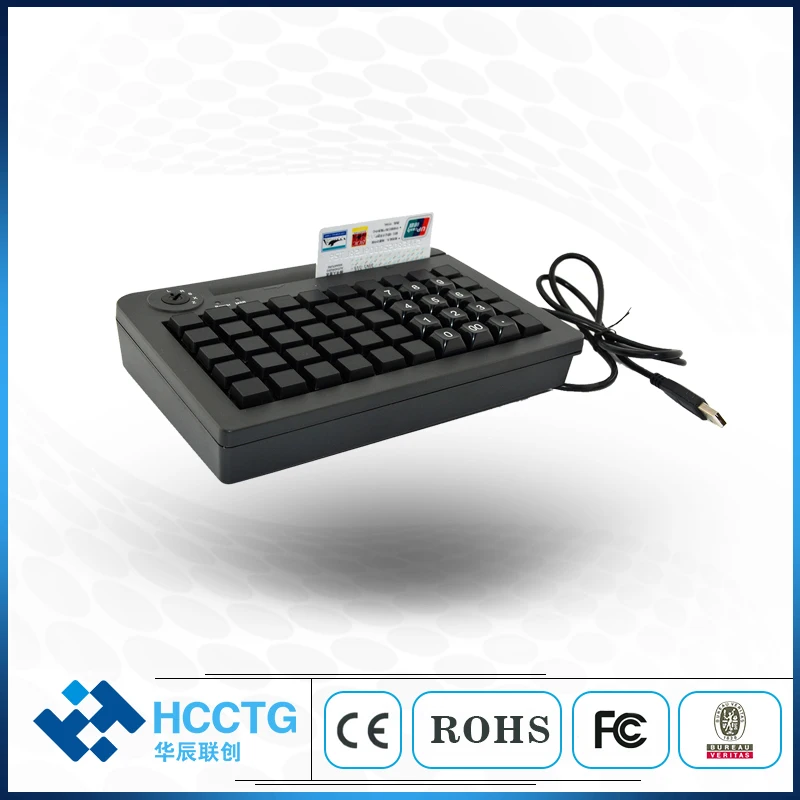 4-сегментная электронная клавиатура KB50M 50 клавиш USB механическая программируемая