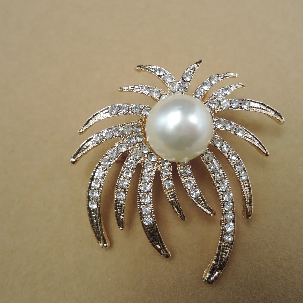 Модная стеклянная жемчужная брошь|pearl brooch|brooch fashionfashion brooch |