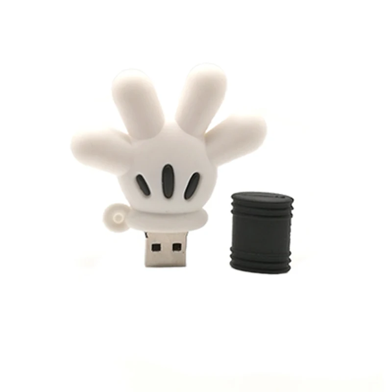 Pendrive мультфильм Микки Ручной usb флэш накопитель 4 ГБ 8 16 32 64 симпатичная карта