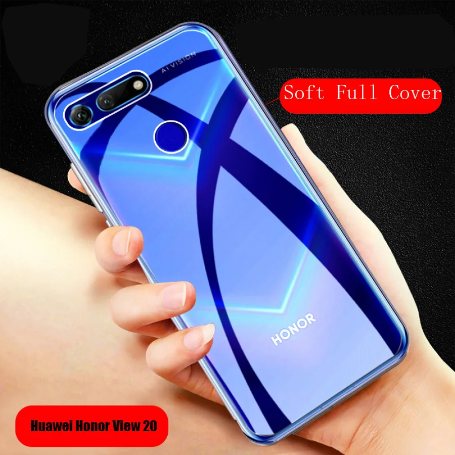 Силиконовый чехол из ТПУ для huawei Honor View 20 V20 P Smart 2019 Plus Nova 3 3i защитный мягкий