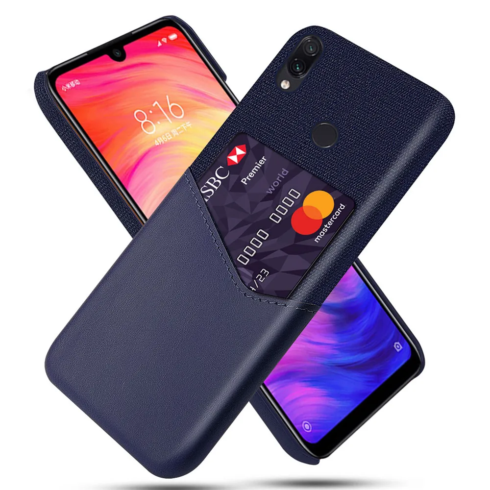 Бизнес чехол для Xiaomi Redmi Note 7, Pro 6, 4X4 3 чехол с отделением для кредитных карт чехол s Redmi 6 Pro 7 6 6A 5 5A 4X 4A 4 S2 3S GO Fundas