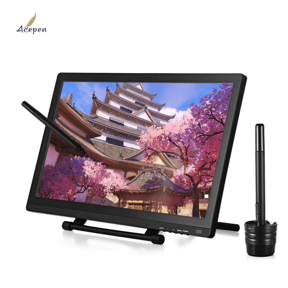 Acepen AP 2150 21.5 Дюймов IPS рисунок Планшеты Графика Мониторы 2540LPI Интерактивная ручка
