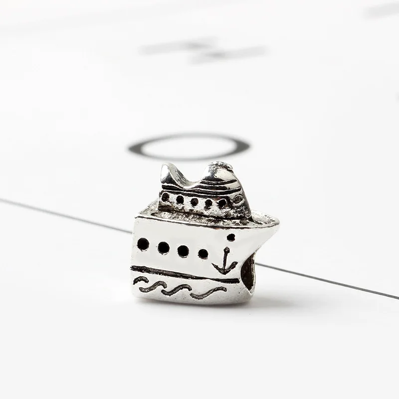 10 шт. DIY ювелирных изделий родием яхты амулеты из сплава бусины подходят для