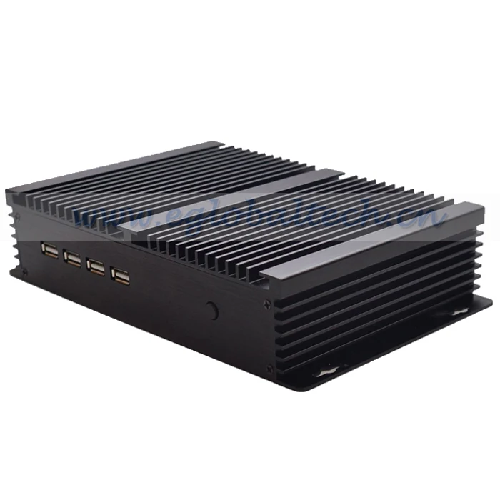 Процессор EGlobal безвентиляторный промышленный Мини ПК Windows10 Core i3 4010U 5005U 2 * RS232