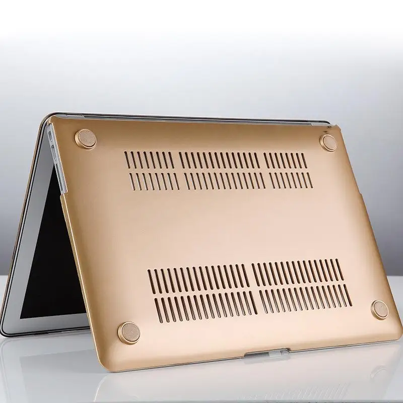 Чехол для ноутбука с логотипом cuttput золотисто серебристый чехол накладка Mac Book Air