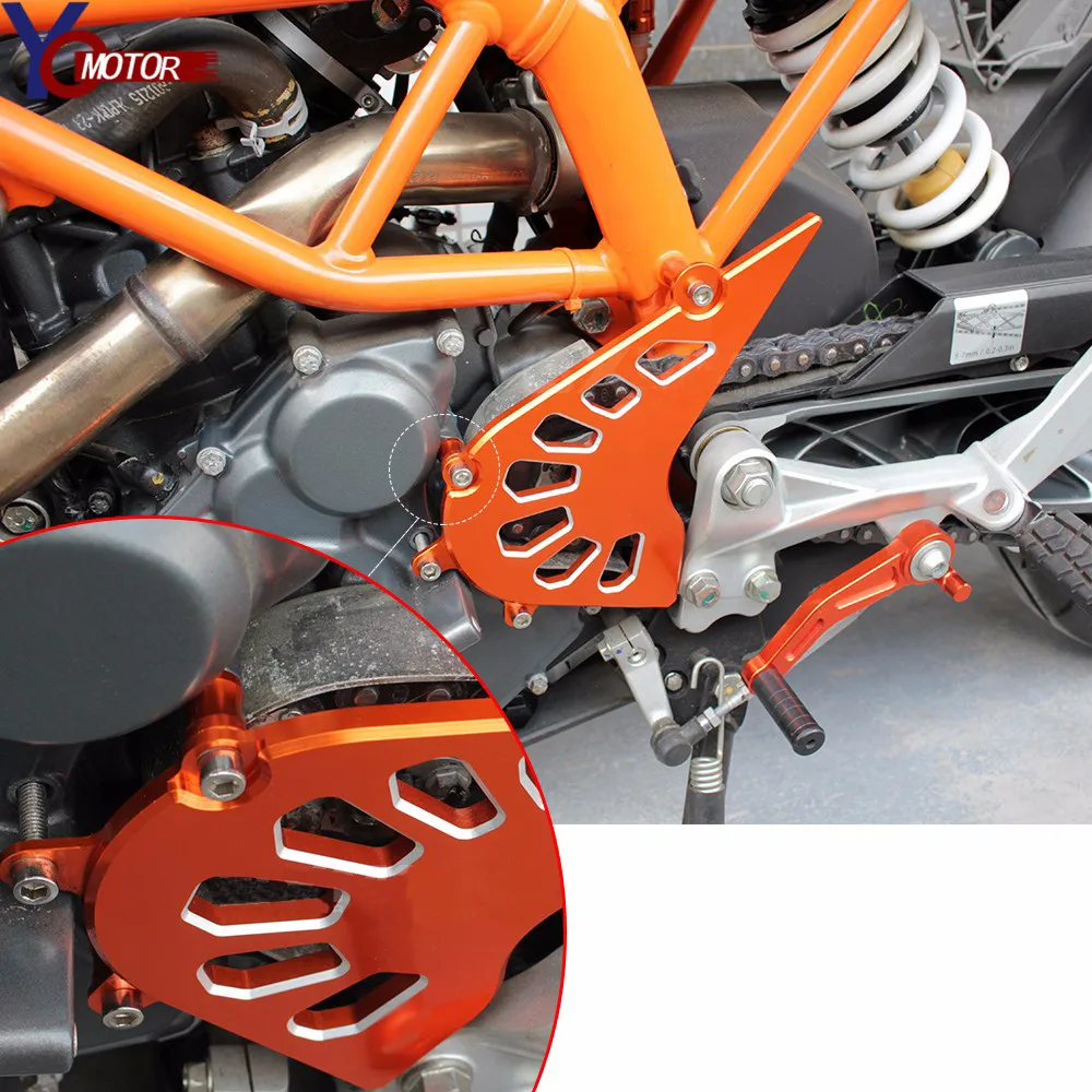 Для KTM RC390 2014 2015 Duke 125 200 390 2013 мотоциклетные передние звездочки защита цепи