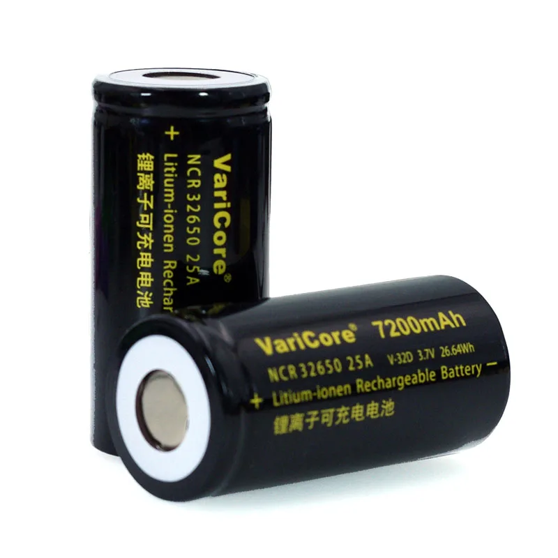 3 7 V 32650 7200mAh литий-ионная аккумуляторная батарея 20A 25A непрерывная разрядка