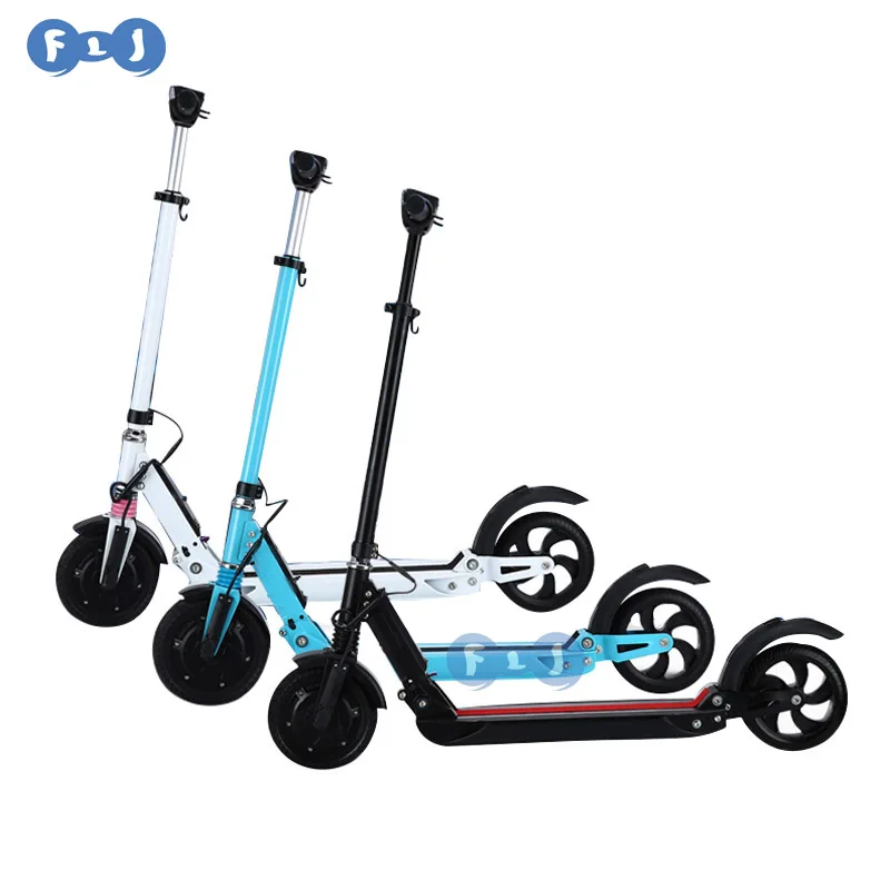 FLJ дюймов 8 электрический скутер с красочным дисплеем легкий складной E Scooter
