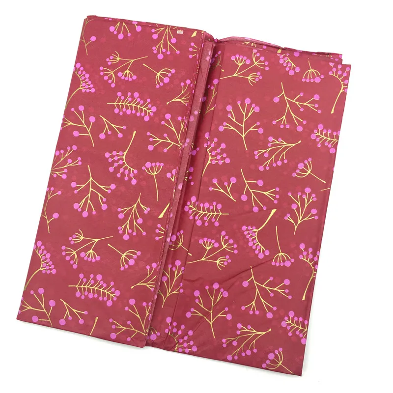 Leaf-red 10 листов/мешок 50X66 см Цветок бумага обертывание двухсторонняя блестящая Крафтовая бумага DIY подарок для детей складной ручной работы декор для торжества из бумаги - Цвет: Leaf-red