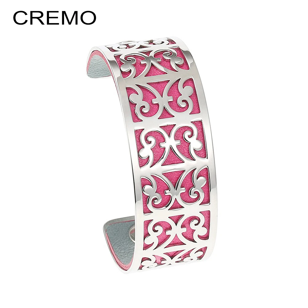 Браслет Cremo Goat, браслет из нержавеющей стали, Bijoux Femme, наручники, узор, браслет, сменные кожаные манжеты, известный бренд