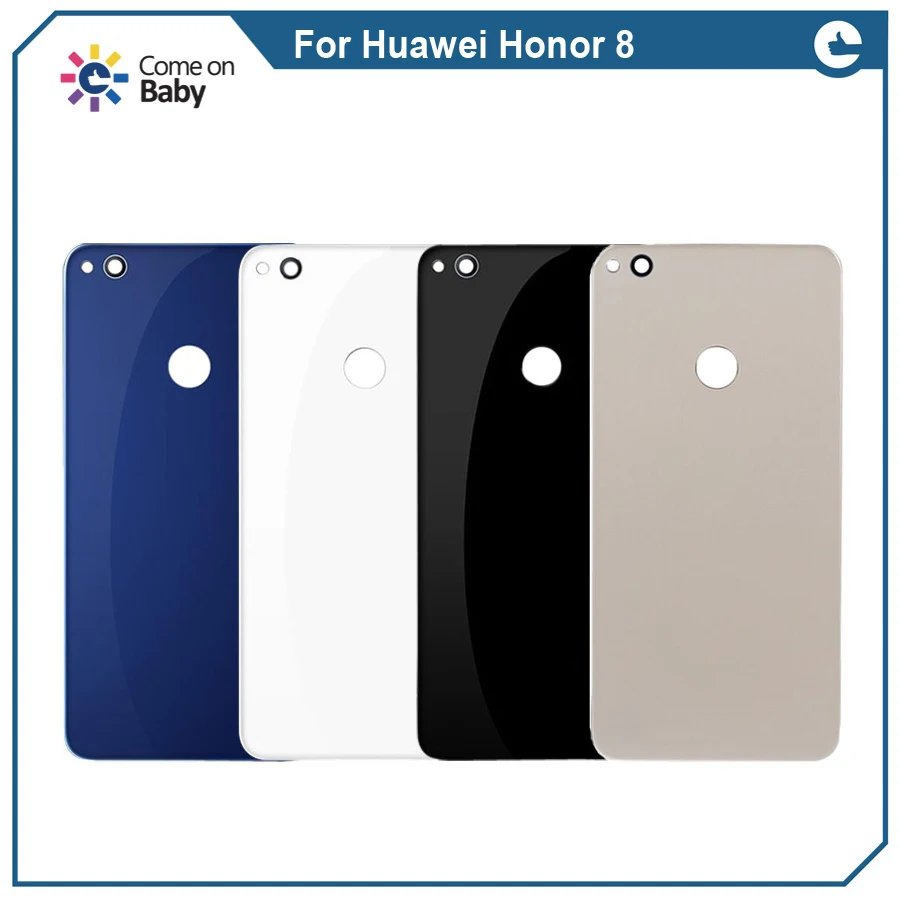 Задняя крышка для Huawei honor 8 чехол аккумулятора задняя дверь синий черный золотой