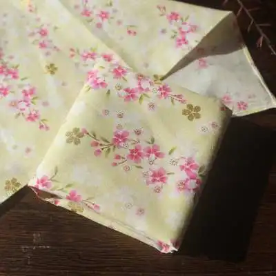 Men Women Children handkerchief furoshiki cotton /Japanese style sakura printed 35cm/Many uses - Цвет: 8