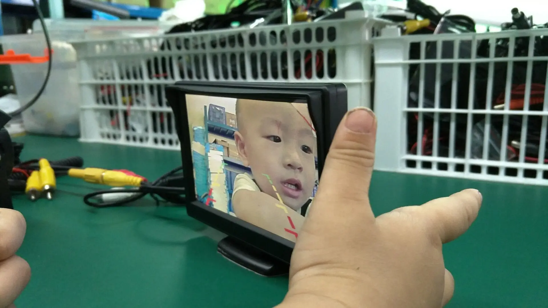 Новый ультра тонкий 5 дюйма HD на борту Дисплей обратный ЖК дисплей 2 способ