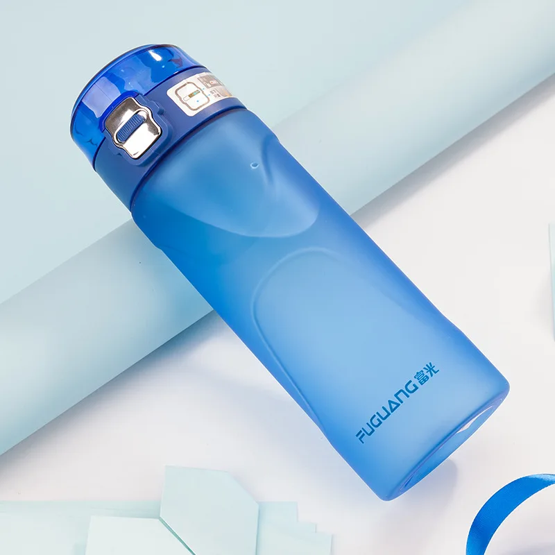 Fashion Simple water bottle Travel hiking office camping Leakproof portable kettle Sport student plastic kettle kid water bottle