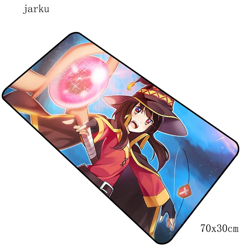 Megumin коврик для мыши 700x300x3 мм компьютерная мышь игровой мат красивый геймпад геймер подарок игровой коврик для мыши офисный коврик для мыши