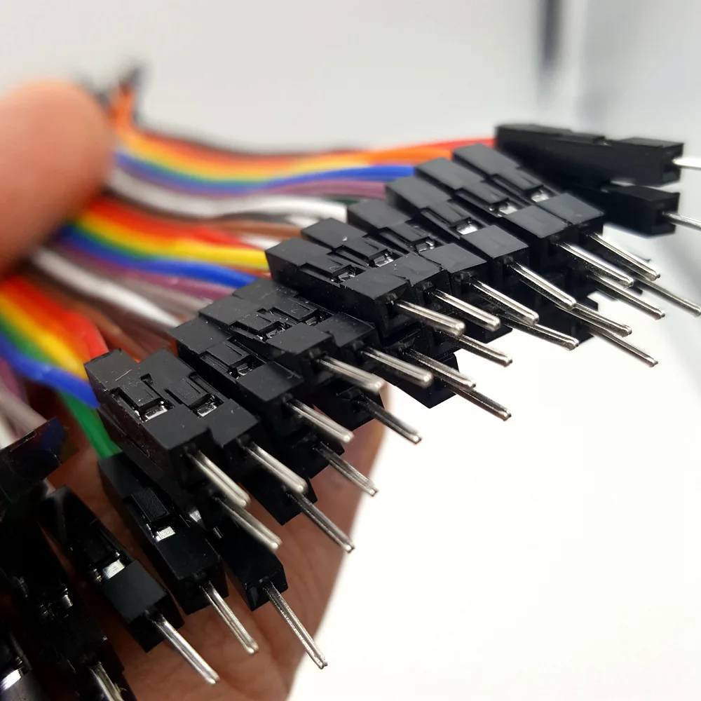 Перемычка Dupont для arduino 40 контактный цвет 10 см/20 см разъем гнездо штырь