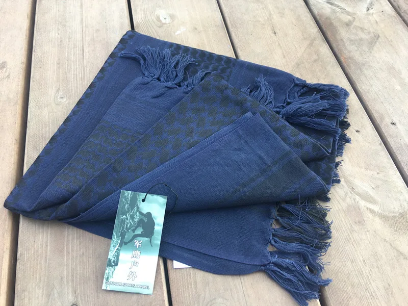 Тактический Keffiyeh Shemagh пустынный шарф в арабском стиле охотничья армейская Военная бандана трубка Cuello Bufanda шарф-хомут походная стрельба