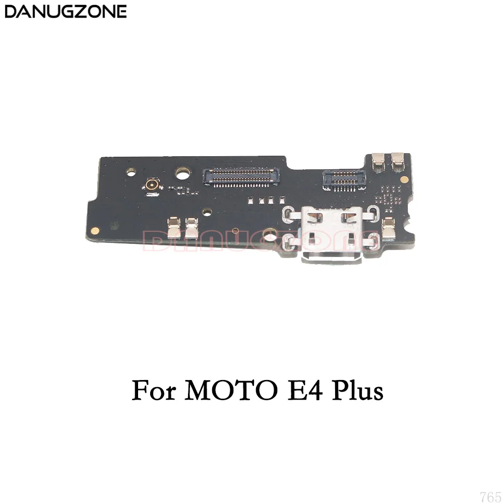 For Moto E4 Plus Usb порт для зарядки док-станция разъем для зарядки плата гибкий кабель с микрофоном+ вибратор для Motorola Moto E4 Plus - Цвет: For Moto E4 Plus