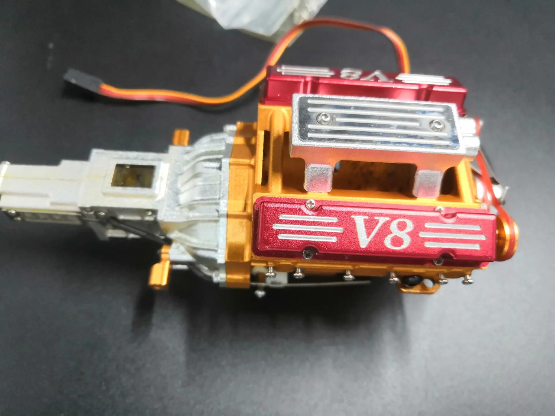 Двигатель/Мотор V8 для масштаба 1/10 1/14 1/12 RC Rock Cralwer toys Truck 8x8 6x4 тягач кросс каподастр