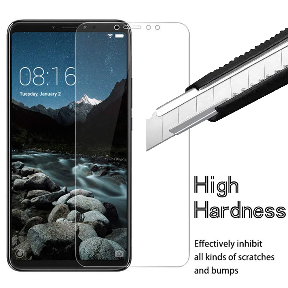 Закаленное стекло 9H 2.5D для Xiaomi Mi MAX 2 3 MIX 2S Pocophone F1 Защитная пленка экрана xiaomi NOTE