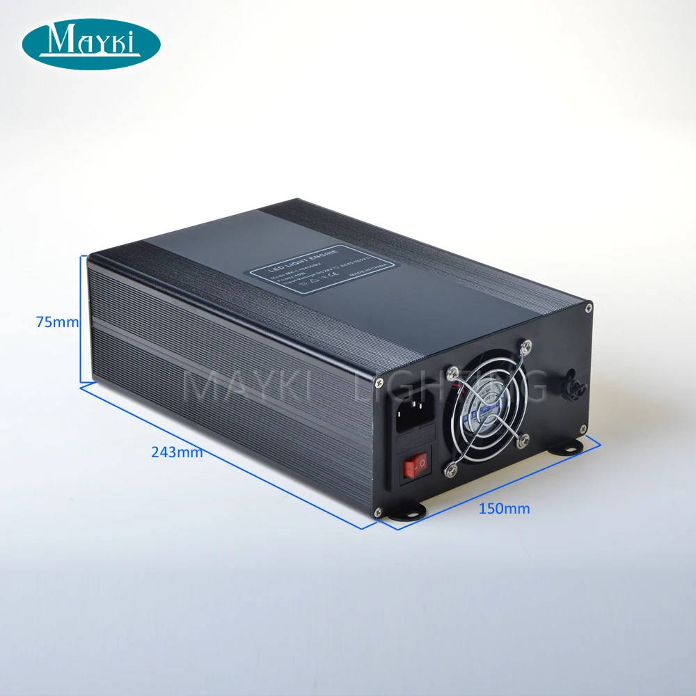 Maykit 45 Вт светодиодный волоконно-оптический светильник 7 м 0,75 мм 1100 шт. DIY Kit Fibra оптика конец свечения осветитель RF пульт дистанционного управления 10 шт. концевое приспособление