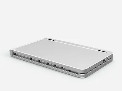 Silver Landas универсальная складная клавиатура Bluetooth Беспроводная для Apple Android Sunsamg Xiaomi huawei складная клавиатура для путешествий - Цвет: Silver