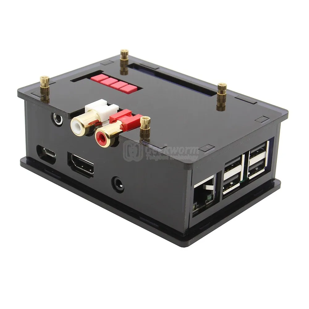 Raspberry Pi DAC Плата расширения PCM5122 HIFI аудио модуль совместимый w/Raspberry Pi 3 Model B+(Plus), 3B, 2B, B