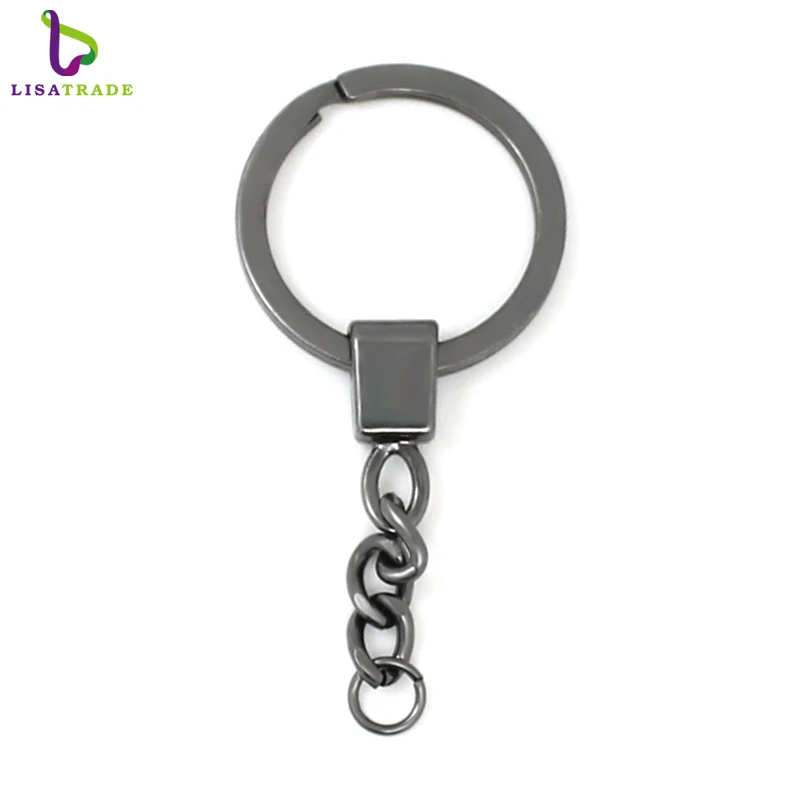 20 шт. круглый брелок для ключей из металлического сплава аксессуары изготовления