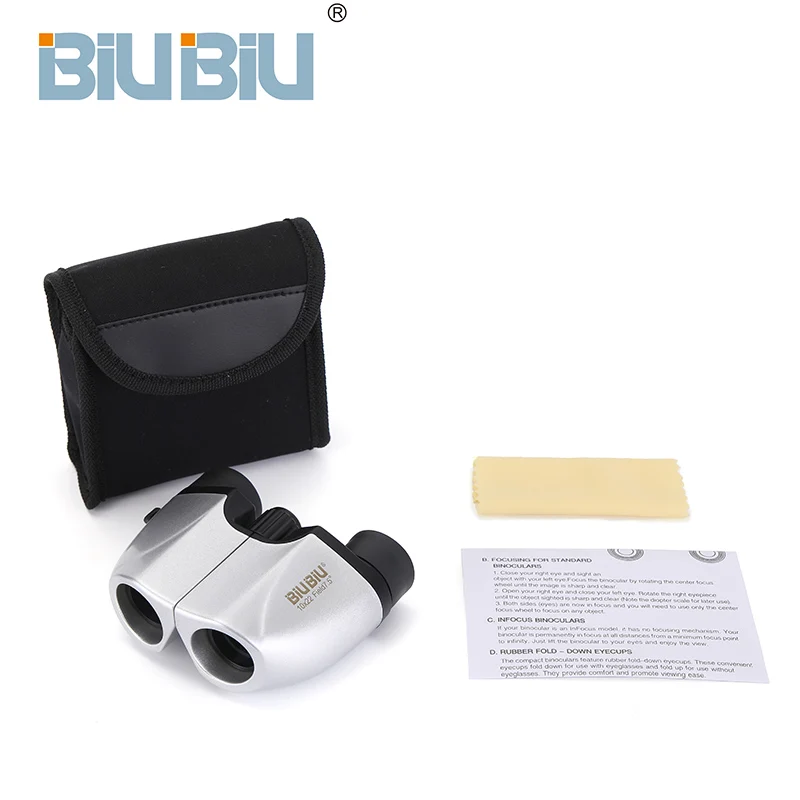 Бинокль BIUBIU охотничий телескоп с регулировкой фокусировки высокое качество