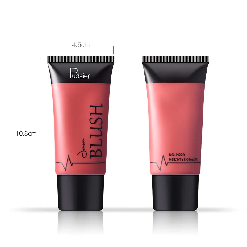 Бренд розовые румяна для щек макияж 4 вида цветов бронзер-база контурирующий крем