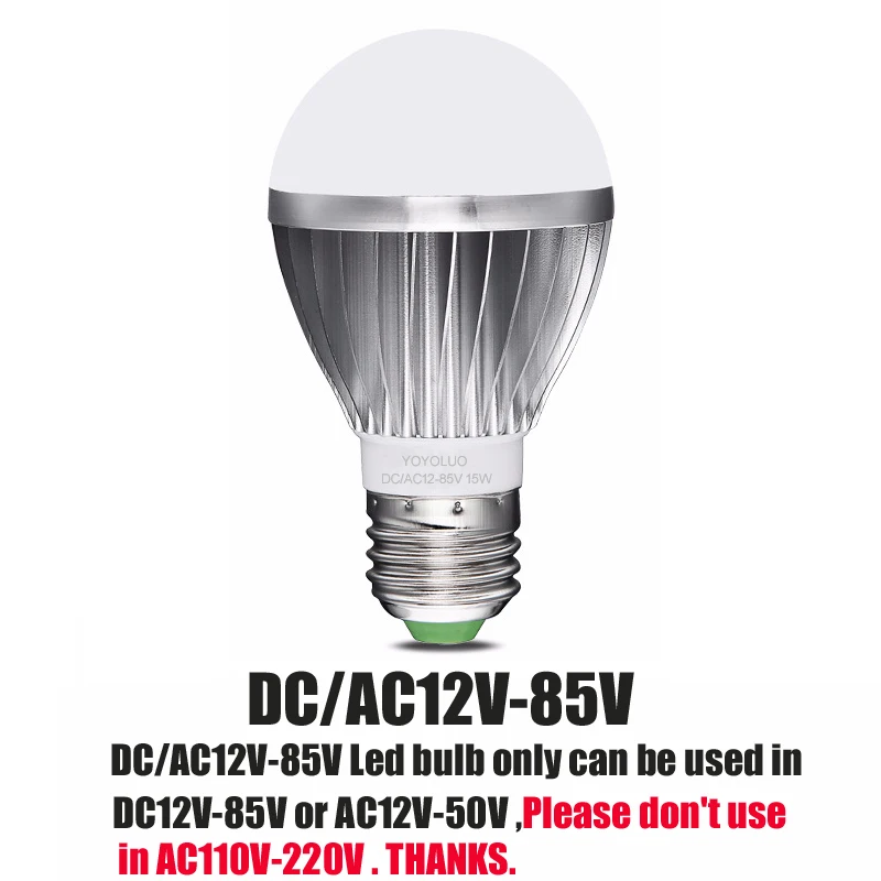2021 AC/DC Светодиодный лампы 12V светильник 24V е байка 36В светодиодный лампада ампулы