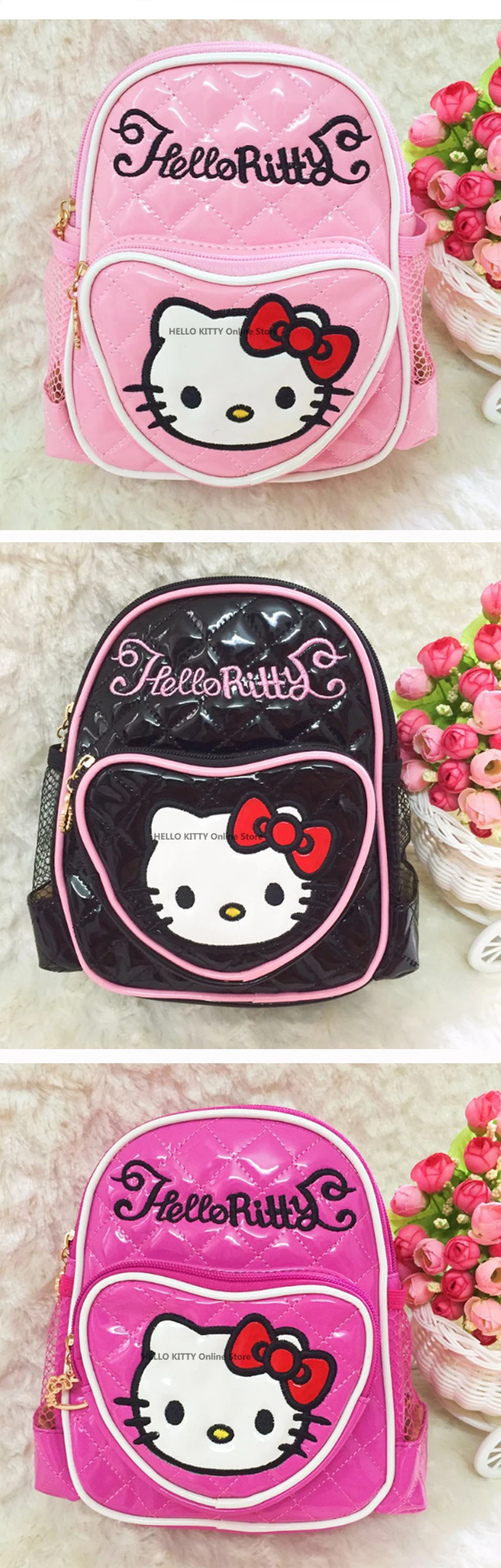 Сумки с героями мультфильмов «hello kitty» для детей, рюкзак для мальчиков и девочек, школьный плюшевый рюкзак, школьная сумка на плечо рюкзак для маленьких девочек